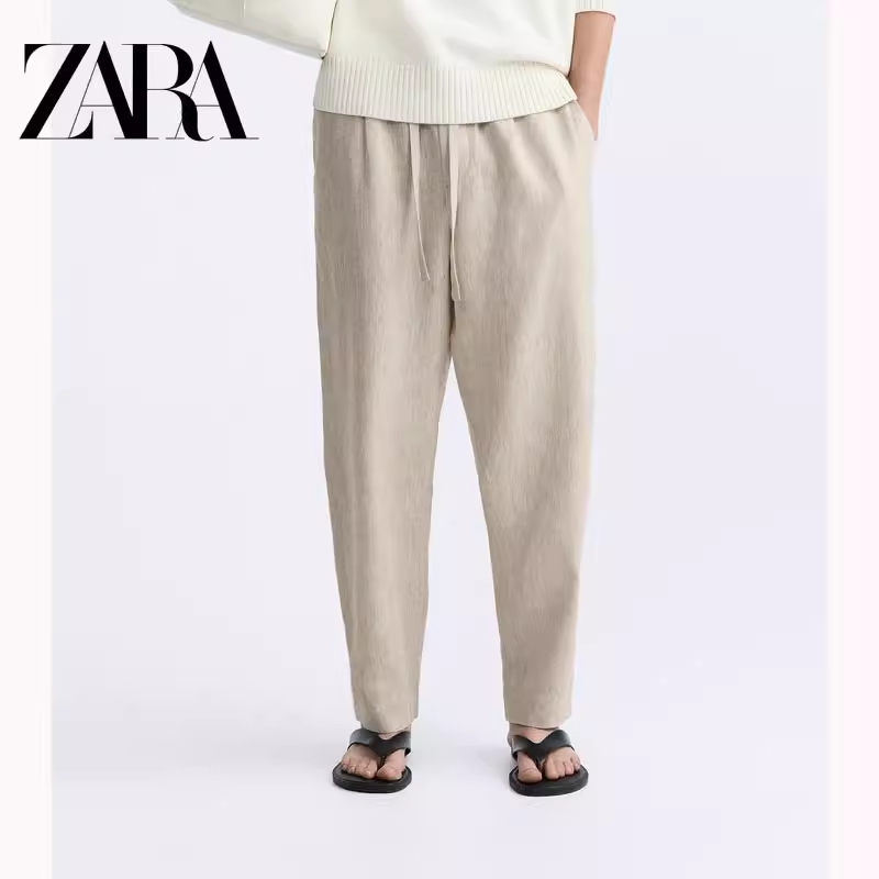 PANTALONES LINO Z*RA