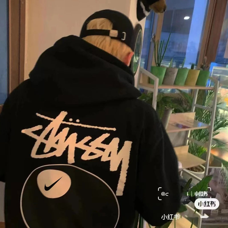 NI*E X ST*SSY HOODIE