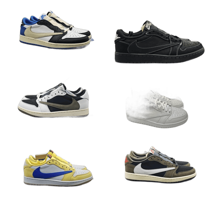 N*KE AJ 1 LOW TRAVIS