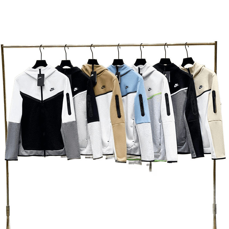 Jacket Coat Pressure Glue Oblique Zipper Sweatpants