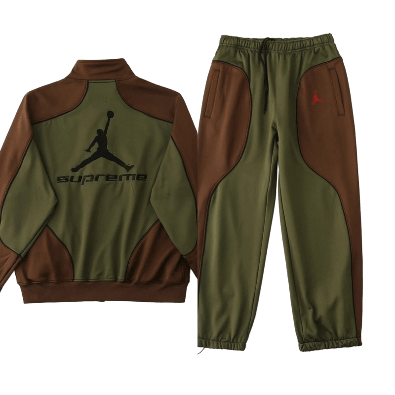J*RDAN X SUPR*ME TRACKSUIT
